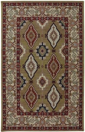 Mohawk Home Woolrich Loramar Honey Rectangular: 5 Ft. 6 In. x 8 Ft. 3 In. Rug