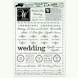 7gypsies 17318 Ã  la Card Rubbings Wedding
