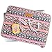 Inateck 13.3 Inch Bohemian Macbook Air/ MacBook Pro Retina Ultrabook Netbook Envelope Cover Sleeve Carrying Protector Case Bag with a Bonus Mouse Bag, Opera Pink [Size: 13.3-Inch, Canvas Fabric]