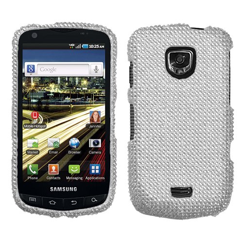Rhinestones Protector Case for Samsung DROID Charge SCH-i510, Clear Full Diamond