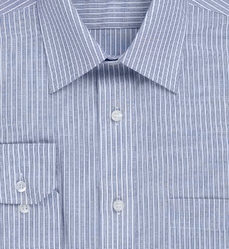 NonIron Cotton Blend Long Sleeve Stripe Shirt