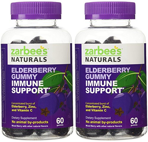 Zarbee's Adult Gummy - Elderberry - 60 Ct (2 Pack)
