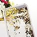 For iPhone 6S/6,iPhone 6S Case,iPhone 6S/6 Liquid Case,NSSTAR Creative Design Flowing Liquid Floating Luxury Bling Glitter Sparkle Heart Hard Case for Apple iPhone 6S (2015)/iPhone 6 (2014),Yellow