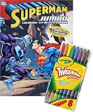 DC Comics SUPERMAN Coloring Book Set with Crayola Twistable Crayons