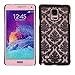 ABC(TM) Fashion Cute Carved Damask Vintage Pattern Hard Case Cover for Samsung Galaxy Note 4 (Black)
