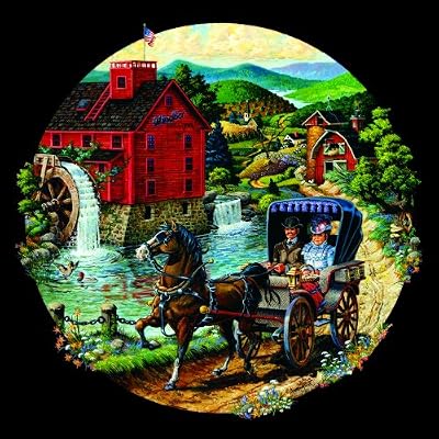 A Road to a Friend 500pc Jigsaw Puzzle by Tom Antonishak