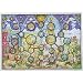 Bible Verses and Stained Glass Windows German Advent Calendar 8.5 by 10.5 inches
