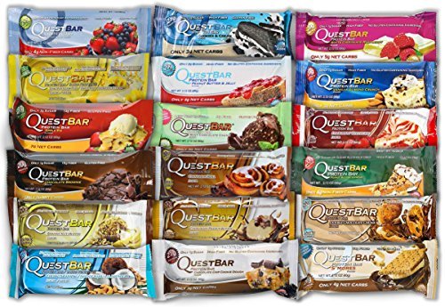 Quest nutrition protein bars 18 bars one of every flavo…