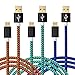 Micro USB Charger Cable,6ft/2m *3-Pack Boxeroo Extra Sturdy Nylon Braided USB Sync and Charge USB Cables for Samsung Galaxy, Edge, Note, Blackberry, HTC, LG, Android Phones and More