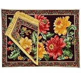 April Cornell Rosehip Chocolate Placemat