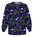 Cherokee 100% Cotton Scrub Warm-Ups-Assorted Skelanimals