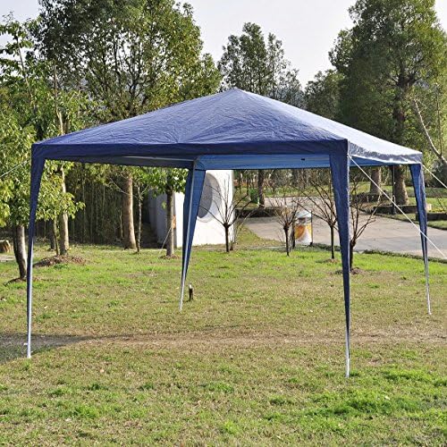 10'x10'Outdoor Canopy Party Wedding Tent Garden Gazebo Pavilion Cater Events (Blue)