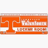NCAA Tennessee Volunteers Locker Room Sign **