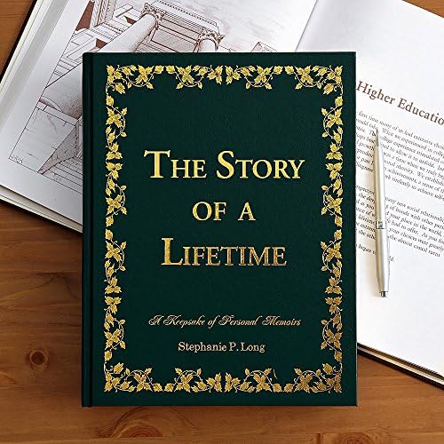 Personal Creations - Personalized Gifts Green Leatherette Story of a Lifetime