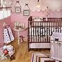 My Baby Sam Baby Love 4 Piece Crib Bedding Set, Pink