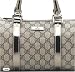 Authentic Gucci 193604 Grey GG Satchel