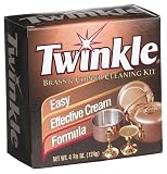 Twinkle Brass & Copper Cleaning Kit, Easy Effective Cream Formula, 4.38 Ounce Box (Pack of 12)