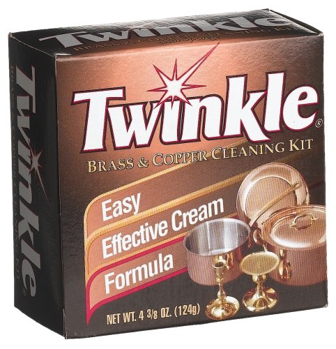 Twinkle Brass & Copper Cleaning Kit, Easy Effective Cream Formula, 4.38 Ounce Box... by Twinkle