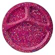 Confetti Divided Plates Set of 6 - Magenta