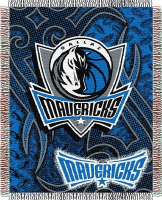 Dallas Mavericks Jacquard Woven Throw Blanket