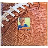 MCS MBI Sport and Hobby Postbound Album 12-Inch-by-12-Inch Page , 13.2 x 12.5 Album, Football Theme