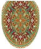 Toilet Tattoos TT-1090-O Medallion Decorative Applique for Toilet Lid, Elongated