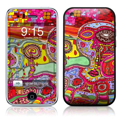 The Wall Design Protector Skin Decal Sticker for Apple 3G iPhone / iPhone 3GS 3G S