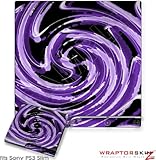 Sony PS3 Slim Skin - Alecias Swirl 02 Purple