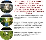 The Best Generate Extra Cash, Marketing and Inner Game for Metric Fasteners Web Biz 3 Course + Resource Guide