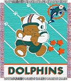 NFL Miami Dolphins Baby Blanket