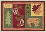 IMAGE OF Rustic Lodge Hooked Rug, 2'x3'
