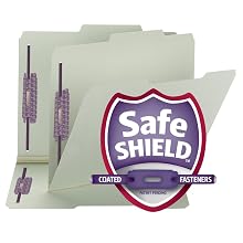 Smead Pressboard Fastener Folder, Letter, 2/5 Right Of Center, 25 per Box (14982)