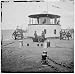 [Charleston Harbor, S.C. Deck and officers of U.S.S. monitor Catskill; Lt. Comdr. Edw...