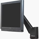 CCS25010 Monitor Arm,Holds 14,15,17,Flat Panel,Adjustable,Metal,BK
