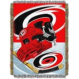 Carolina Hurricanes NHL Woven Tapestry Throw Blanket (Home Ice Advantage) (48x60")"