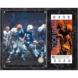 Johnny Unitas Baltimore Colts 12x15 Super Bowl V Plaque with Replica Ticket