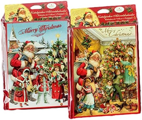 Bundle of 2 Confiserie Heidel Imported Advent Calendars: 2 Items