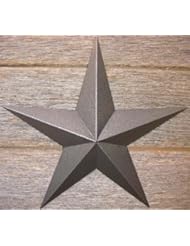 Single Detail Page Misc: 10 Inch Heavy Duty Metal Barn Star Painted Hammered Gray. The Hammered Paint Effect Allows the Star to Look Great in Either a Contemporary or Rustic Theme. This Tin Barn Star Measures Approximately 10" From Point to Point (Left to Right). The Barnstar Is Hand Crafted Out of 22 Gauge Galvanized Steel By the Old Order Amish From Central Ohio. This Size Star Will Arrive in One Piece and Has a Hang Tag Spot Welded Across the Back of the Top Tip of the Star. The Benefit of Galvanized Metal Is No Rust or Unsightly Stains Down the Side of Your Wall. Decorate Your Mantel, House, or Barn. Our Amish Wares Stars Have Appeared on Many Popular Tv Shows and Commercials and Are of High Quality! Decorate with a Classy Star That Is Quickly Becoming a Must Have for Every Home. It Has Been Said That the Stars Represent Good Luck and Good Fortune. A Star Is the Perfect Way to Show Your Spirit and Love for This Country As It Is Made in the Usa! A Metal Tin Barn Star Makes a Great Gift! - AMISH WARES