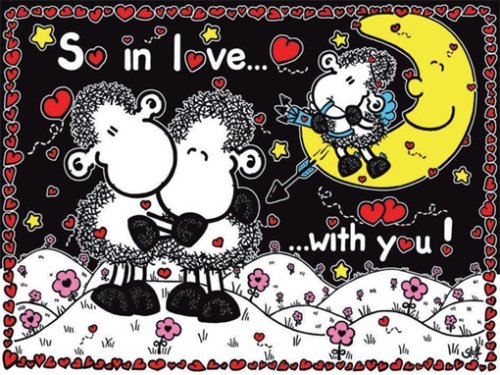 Childrens Toyshop  Spielwaren : Sheepworld - So in Love with You, 1000 Teile Puzzles