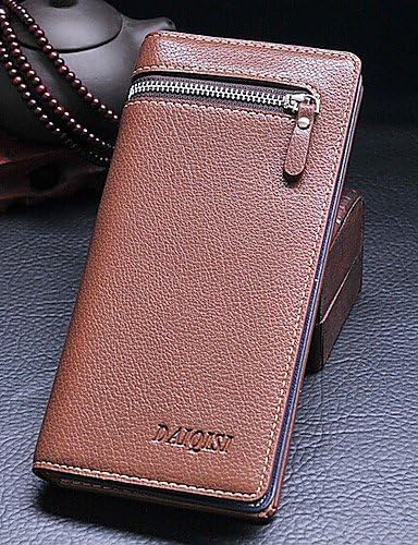 Men 's Libo New Fashion Hot Sale Wallet - Dark Brown/Light Brown/Black , light brown