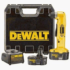 DEWALT DW960K-2 Heavy-Duty 3 8-Inch 18-Volt Ni-Cad Cordless Right Angle Drill by DEWALT