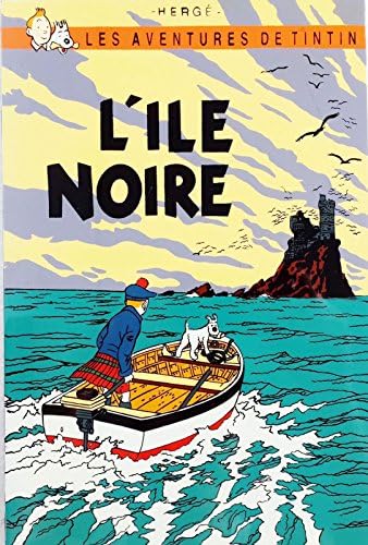Vietnam Lacquer Art Paiting TINTIN - Plate - The Black Island - L'Île Noire