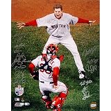 2007 Boston Red Sox Team Autographed/Hand Signed 16x20 Photo (MLB Authenticated)