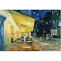 Magic Slice Non-Slip Flexible Cutting Board, Party Size 7.5" x 11", Caf&eacute; Terrace at Night by Vincent Van Gogh