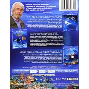Jean-Michel Cousteau 3d Film Trilogy [Blu-ray] [Import anglais]