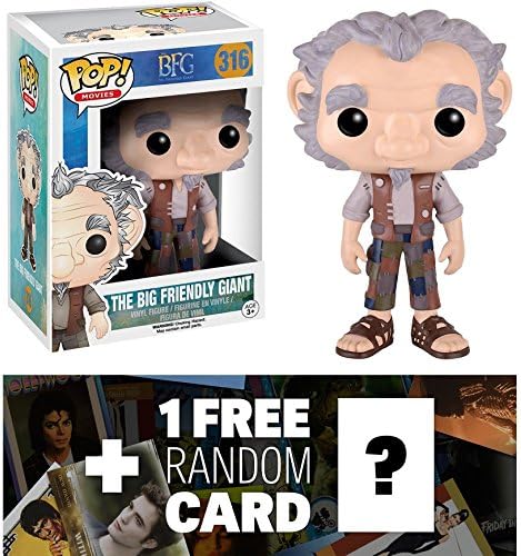 The Big Friendly Giant: Funko POP! x The BFG Vinyl Figure + 1 FREE Classic Movie Trading Card Bundle (097622)
