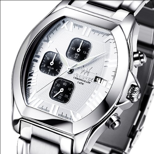 FIREFOX Herrenuhr Chronograph NEBUKADNEZAR FFS170-101 weiß