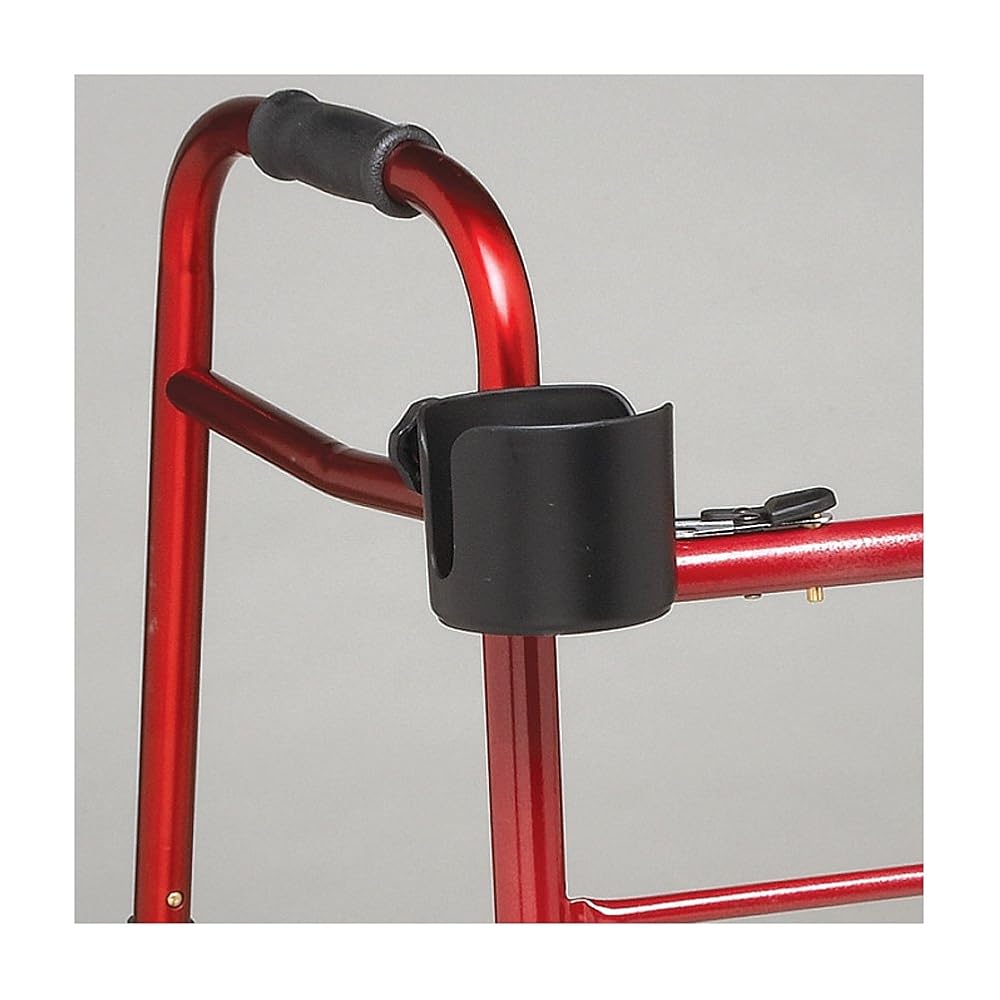 Cup & Cane Holders Clip On Accessory For Wheelchair Walker Rollator No