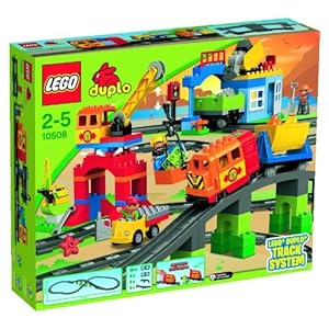 LEGO Duplo 10508 - Juego de construcción de circuito de tren