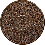 Beautiful Ancient Style HAND CRAFTED WOODEN CIRCLE WALL PLAQUES (Set of 6)